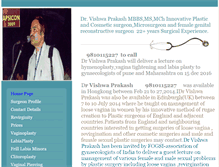 Tablet Screenshot of drvishwaprakash.com